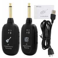 a8 guitar wireless system transmitter receiver built in rechargeable audio guitar wireless system for electric guitar bass