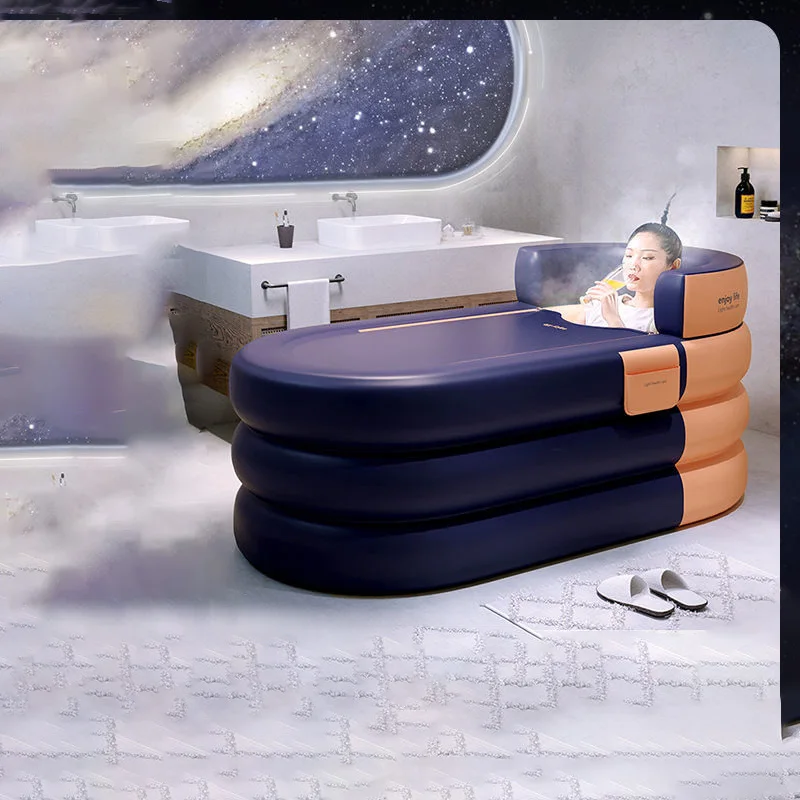 

Надувная Портативная Складная Ванна для взрослых, большая емкость, складная Бытовая ванна для отпаривания пота, детский бассейн