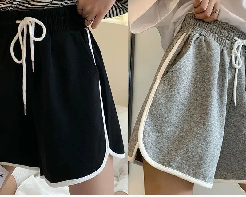 CduKu01 2 Pcs Sexy Cotton Shorts for Fashionable Look and Comfortable Workout