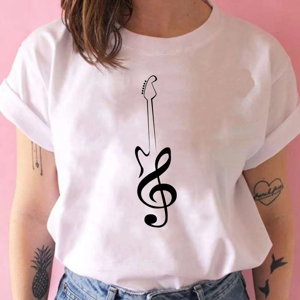 

Note Musical Instrument Women T shirts Design Tee Shirt Arrival T-shirt