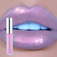 polarized lip gloss long lasting mermaid glitter lipstick moisturize jelly luminous glitter lipgloss lip makeup beauty 6 colors