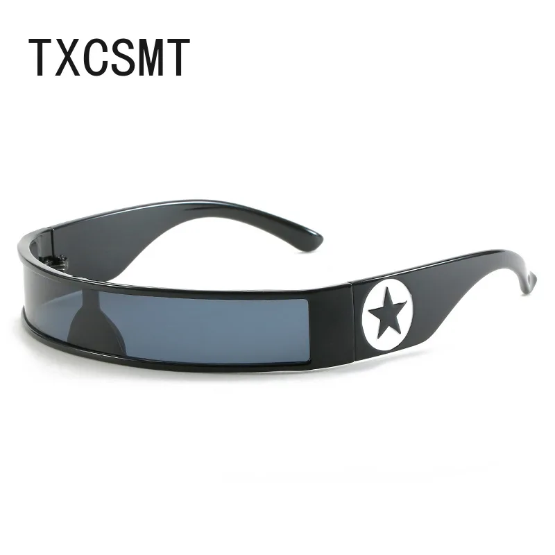 

New Fashion One Piece Sunglasses Women Sunglass Vintage Sun Glass Men Luxury Brand Design Eyewear UV400 Gradient Shades