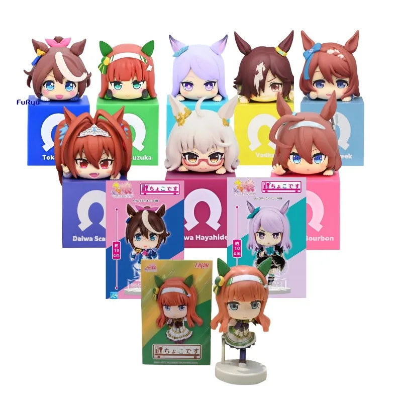 Фото Абсолютно новая оригинальная фигурка Bandai FURYU Papa Mejiro McQueen East China Sea Emperor Jockey Girl, подарочные украшения, в наличии №1