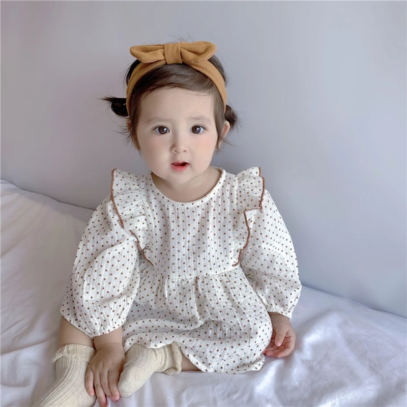 Заводская цена 2022 Модный новый дизайн комбинезон для маленьких девочек с принтом