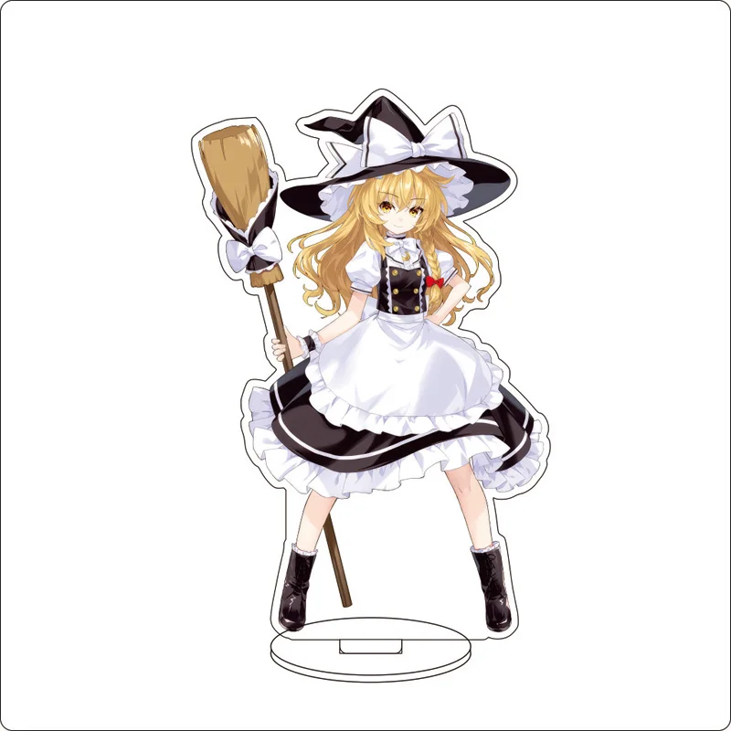 Фото Аниме Touhou Project акриловая подставка украшения Izayoi Sakuya Shameimaru Aya Kirisame Marisa фигурка подставка подарки на Хэллоуин №5