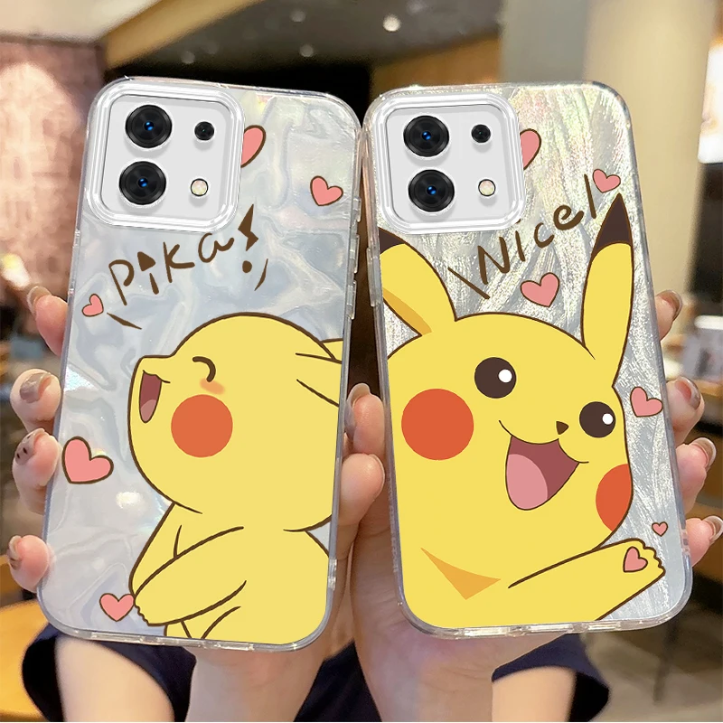 Милый аниме Покемон перо пряжа раньше для Redmi Note 13 12 11 10 9 ProPlus 13C 12C 10C A2 A1 Пикачу