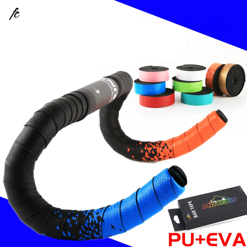 Handlebar Tape Silicone Road Bike Drop Bar Tape Wrap Silica Thick  Honeycomb Bar Plugs MTB Accessories For Mountain