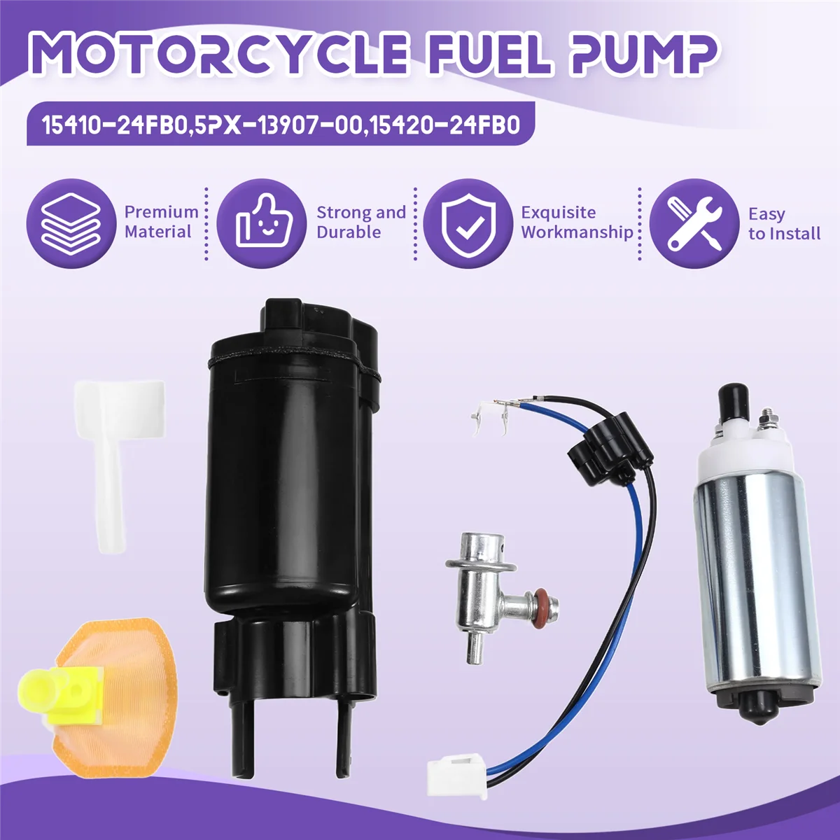 15410-24FB0 Комплект регулятора фильтра топливного насоса для Suzuki V-Strom 650 (Dl650) 2004-06 Hayabusa