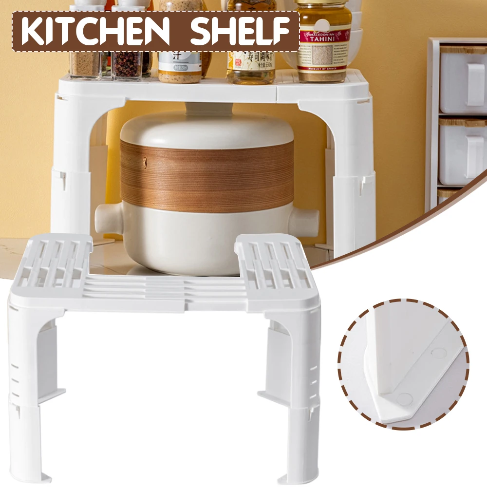 

Adjustable Under Snk Storage Organizer Extendable Multi-Purpose Holders Cabinet Drawer Storage Rack for Kitchen Pantry Bathroom