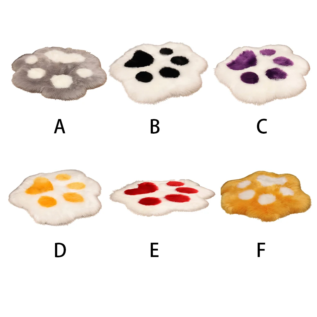 

Ковер для спальни с изображением лап животных, прикроватный ковер из акрилового волокна для гостиной, дивана, ковер для теплой зоны, моющийс...