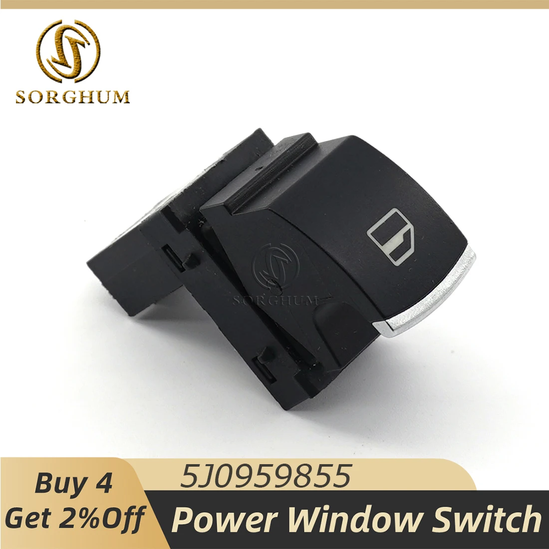 

Sorghum Electric Car Passenger Power Window Lifter Switch Button 5J0959855 For Skoda Fabia Octavia Roomster Superb 7L6959855