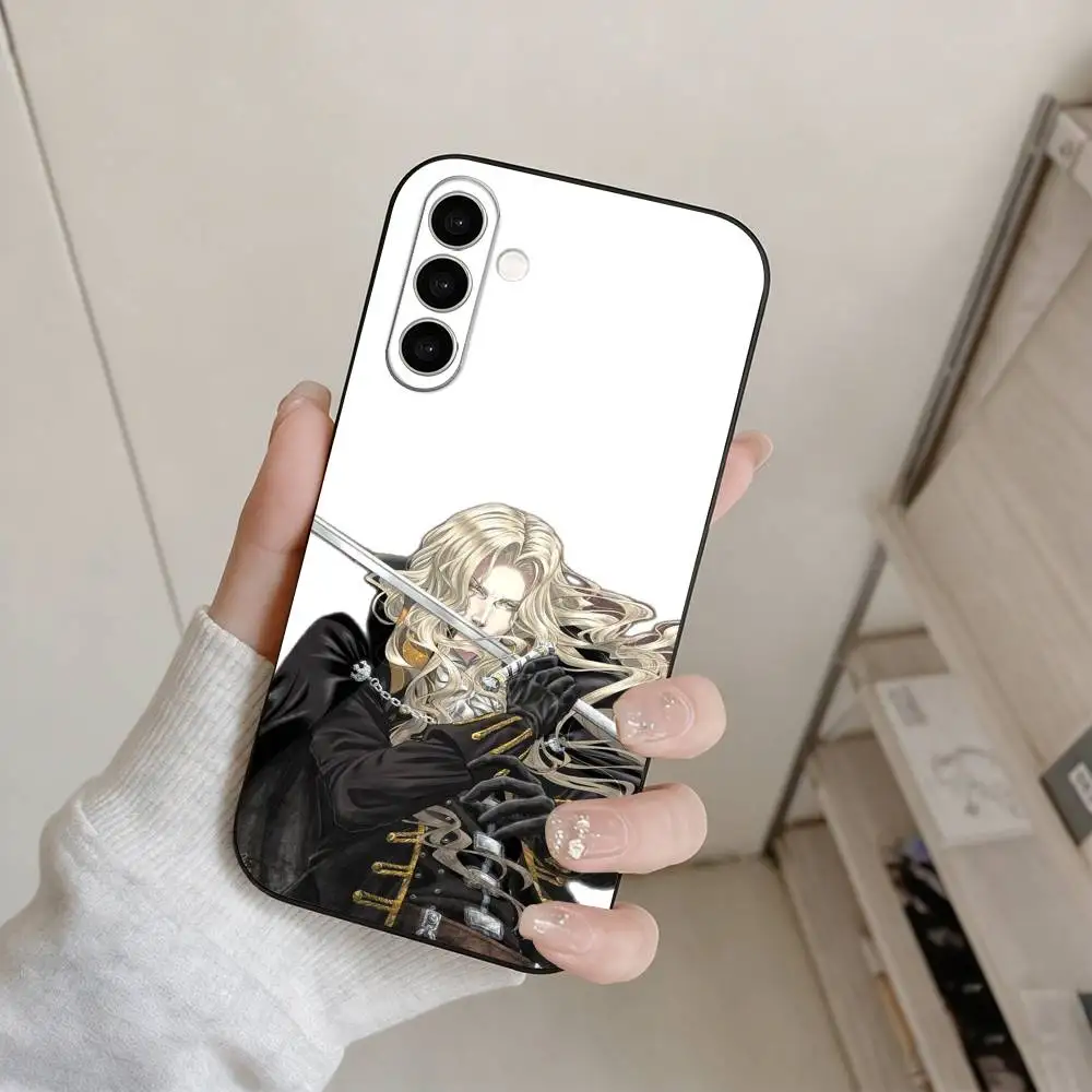 Фото Чехол для телефона Game C-Castlevania Alucard для Samsung Galaxy A73, A72, A71, A70, A53, A52, A51 и других моделей, мягкий черный чехол. №5
