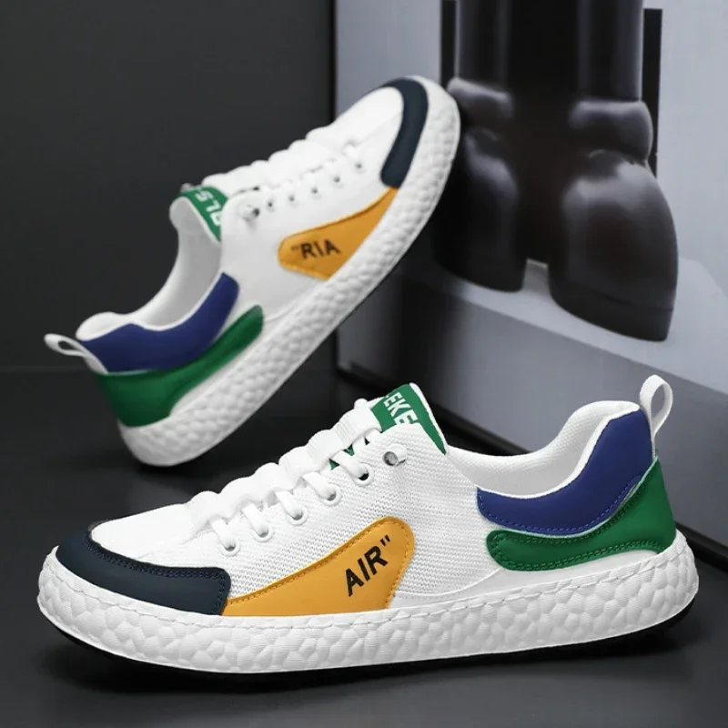 Модные мужские кроссовки мужская прогулочная обувь удобная Вулканизированная