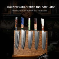 west factory forged 8 inch gyuto chef knife 440c stainless steel japanese kitchen knife razor sharp slicing meat chef cleaver