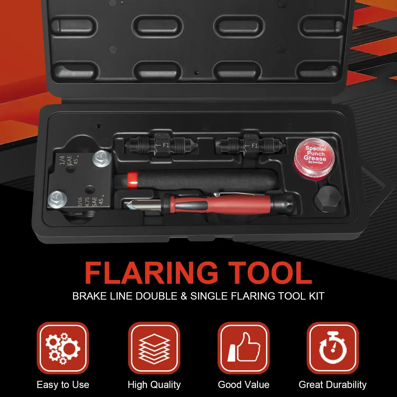 Развальцовочный инструмент 33260 для создания одинарных или двойных расширителей