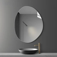 large bathroom mirror wall mounted irregular toilet vanity mirror makeup aesthetic espelho para banheiro shower mirror eb5bm