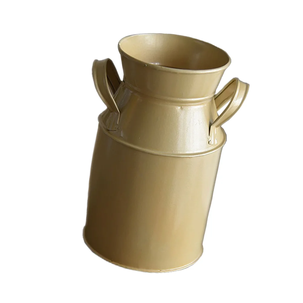 

Flower Vase Bucket Metal Can Rustic Shabby Galvanized Pot Jug Country French Farmhouse Chic Vintage Planter Tin Retro Iron