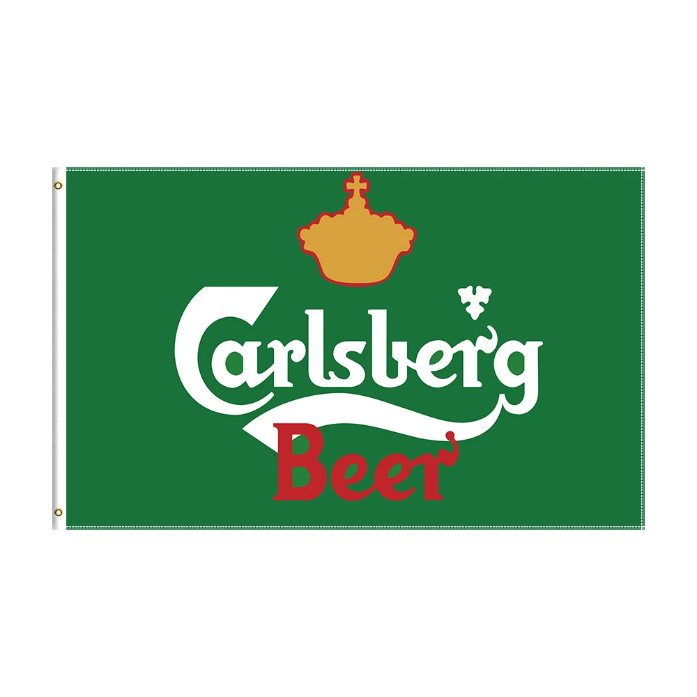 

3x5 Carlsberg Flag Polyester Printed Alcohol Banner For Decor