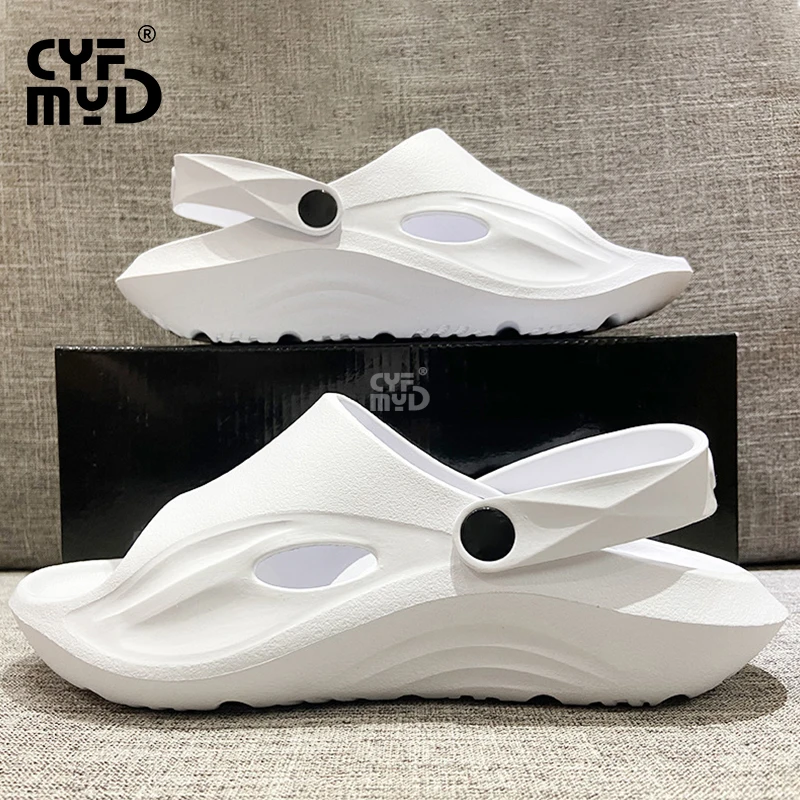 Women's Home Slippers Sturdy Sole Summer 2023 New Shoe for Woman Outdoor Non-slip Sandlas Wear-resistant Comfortable Slides