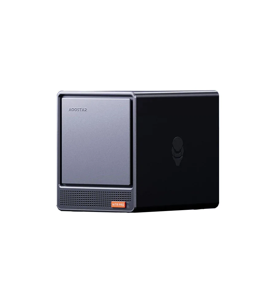 Фото Мини-ПК Quad Core N100 для домашней облачной сети, 4 отсека для HDD/SSD, поддержка двух дисплеев, USB Type-C, двойной LAN, домашнее хранилище медиа, NAS-компьютер, в наличии №2