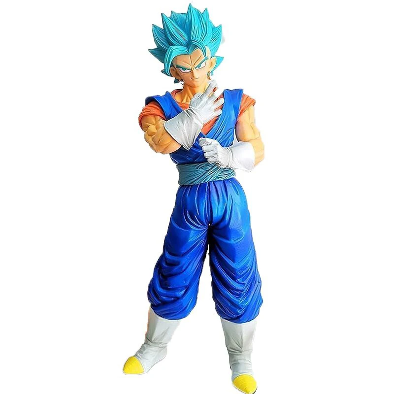 Фото Супер размер 33 см Dragon Ball Beijit Фигурка Super Saiyan Blue King Beijit Fusion Warrior Коллекционная игрушка ручной работы для взрослых №5