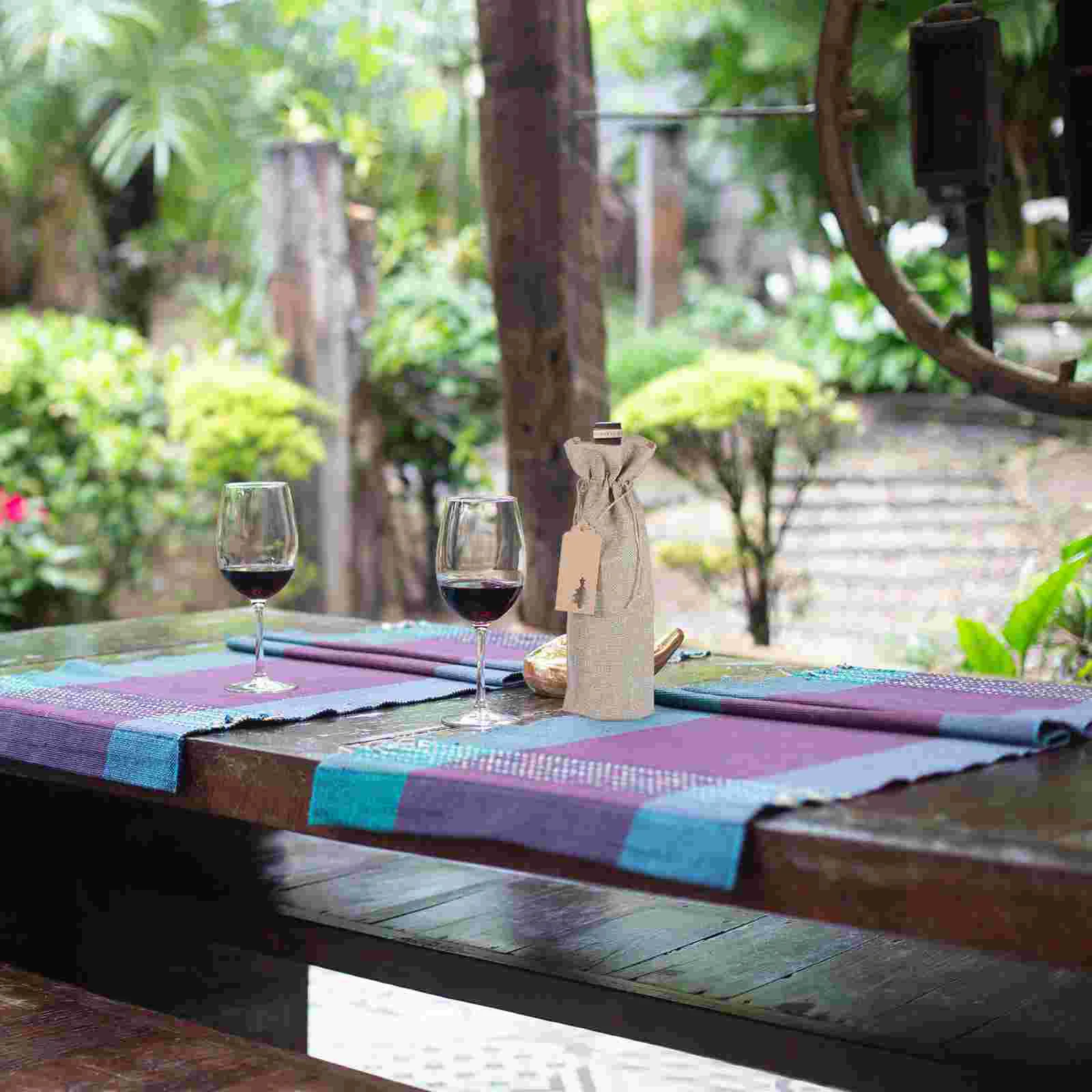 1 комплект льняные сумки красивые праздничные чехлы для украшения