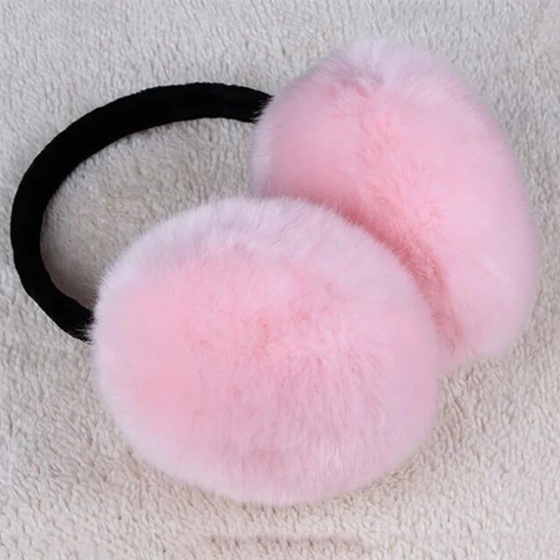 

Winter Earmuff Imitation Rabbit Women Fur Earmuffs Winter Ear Warmers Large Plush Girls And Boys Ear Warmers Earmuffs