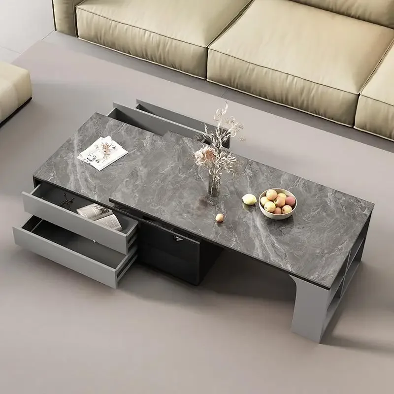 Niedlicher Beistelltisch mit Schubladen atiessthetisch hoch minimalistisch stehend platzsparend Couchtisch einzigartige Meuble