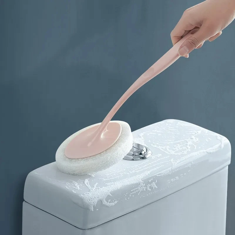 

Eraser Magicial Sponge 32cm Long Handle Brush Diy Cleaning Sponge for Dishwashing Kitchen Toilet Bathroom Wash Cleaning Tool