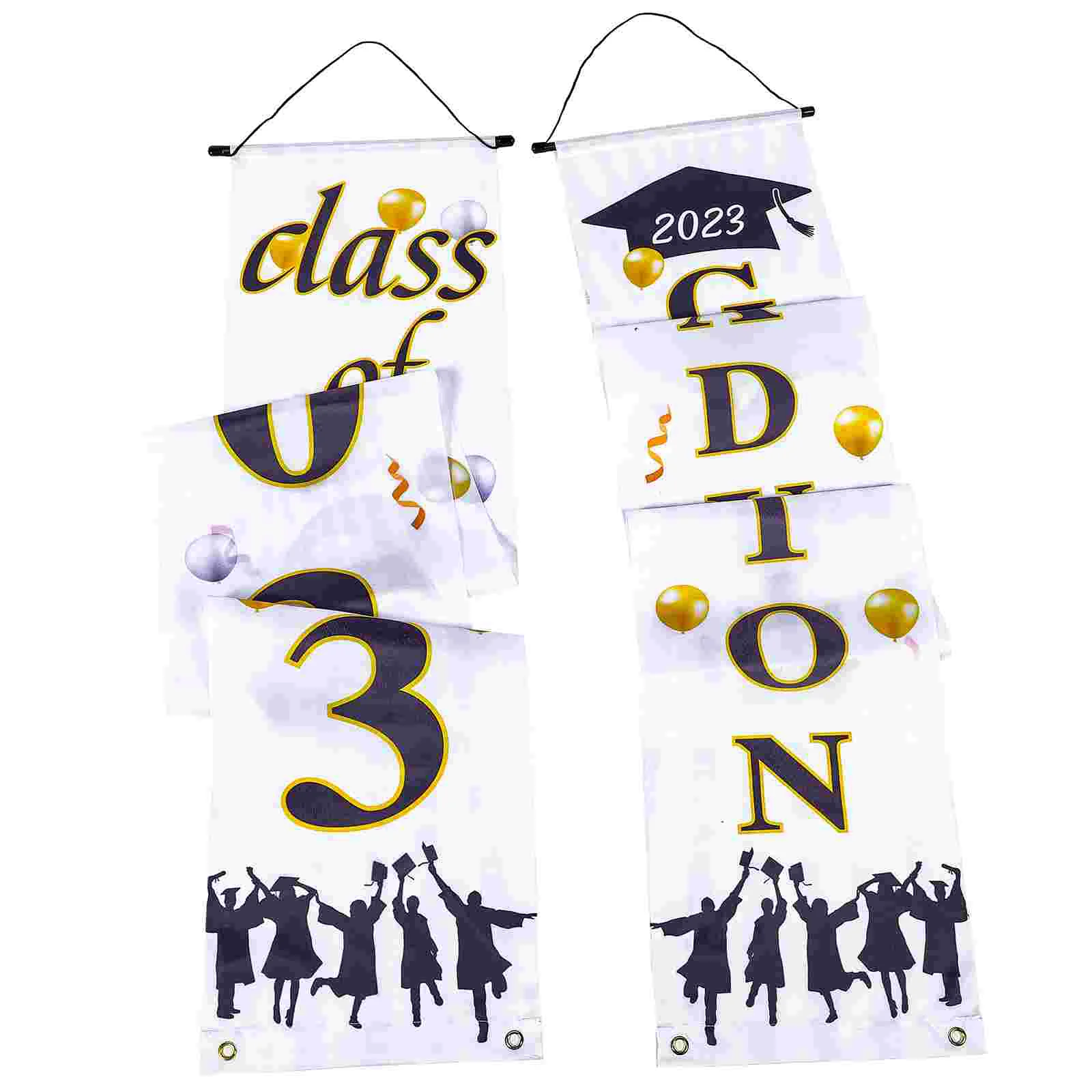 

Graduation Season Door Porch Signs Banner 2023 Photo Booth Outdoor Ornament Party
