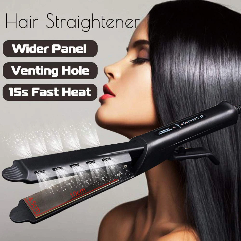 

steam Hair Straightener Four-gear temperature adjustment Ceramic Tourmaline Ionic Hair Straightening Irons,progressiva