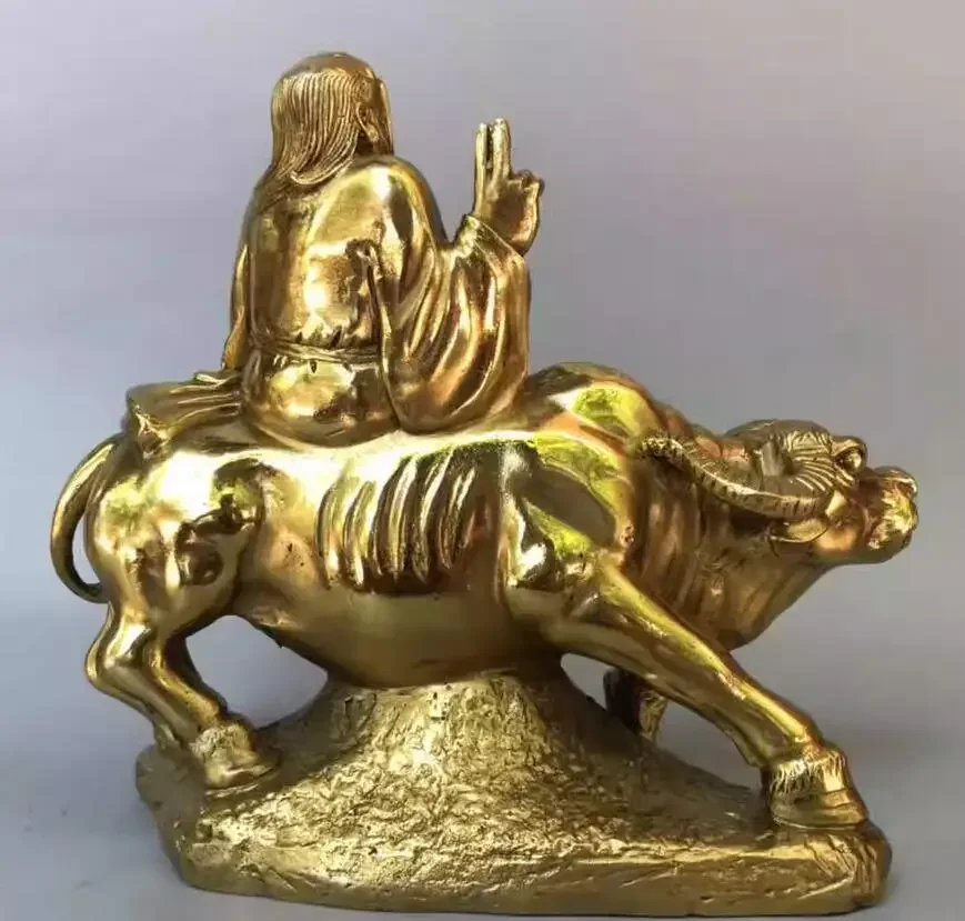 Металлическое латунное украшение для верховой езды Laozi Ox домашний офис