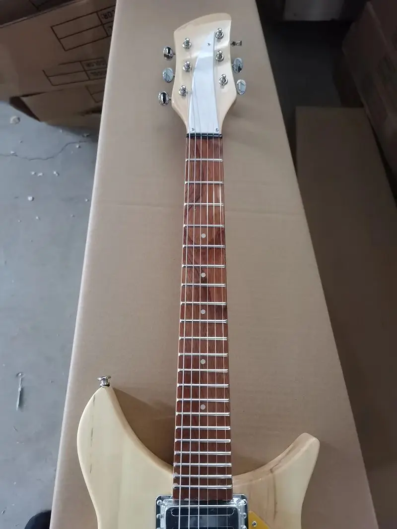 6-струнная гитара Ric bac 325 оригинальный цвет дерева никель-Хромовая фурнитура