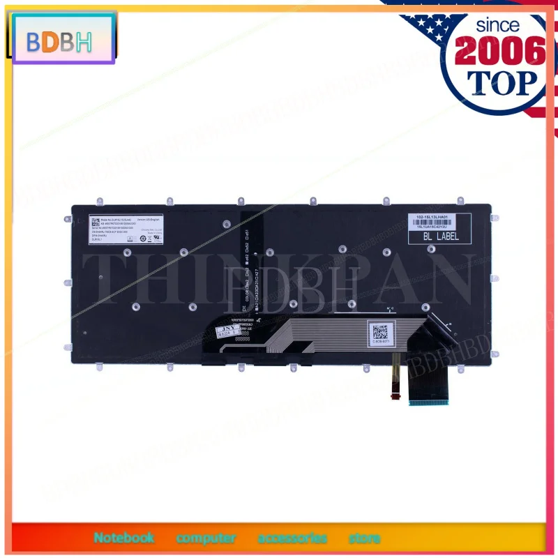 Клавиатура стандарта США для Dell Inspiron 5368 5378 5568 5578 7368 7460 7560 7570 0H4XRJ (art.: 3920d8ed74d93) - 3920d8ed74d93