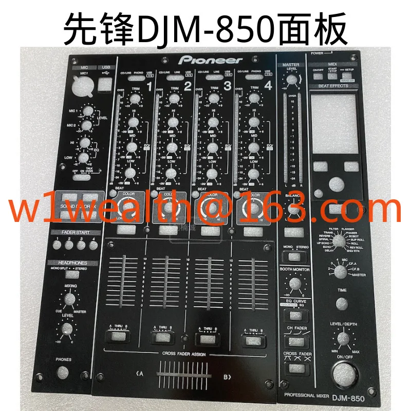 Фото Полный комплект панели DJM-850, плата фейдеров, металлическая пластина, аксессуары для микшерной панели №2
