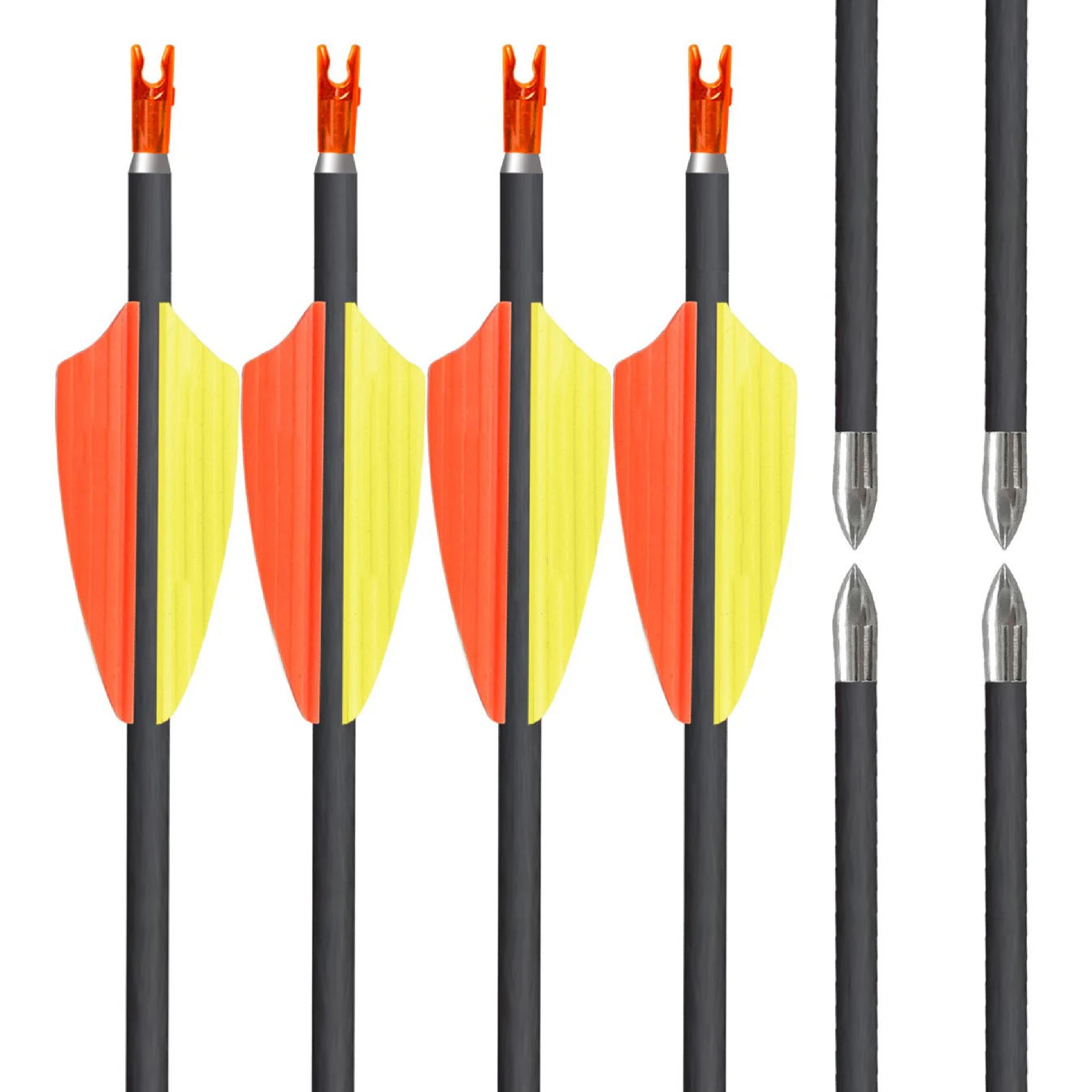 

6/12pc Pandarus Infinity ID4.2mm professional Pure carbon arrows for Target shooting Competition Archery