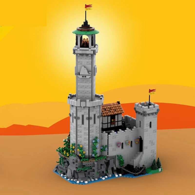 3398PCSSpot MOC- 158575 Мелкозернистый блок для сборки средневековый замок модель здания