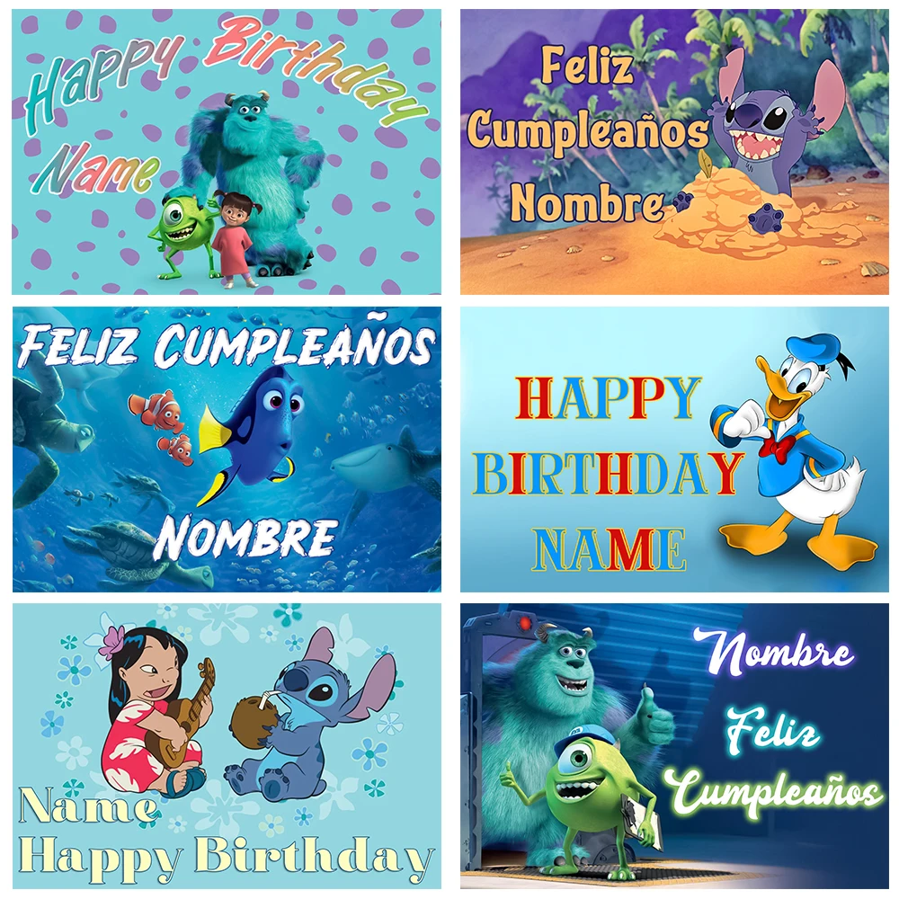 Фон с изображением Дональда Дак из Университет монстров по индивидуальному