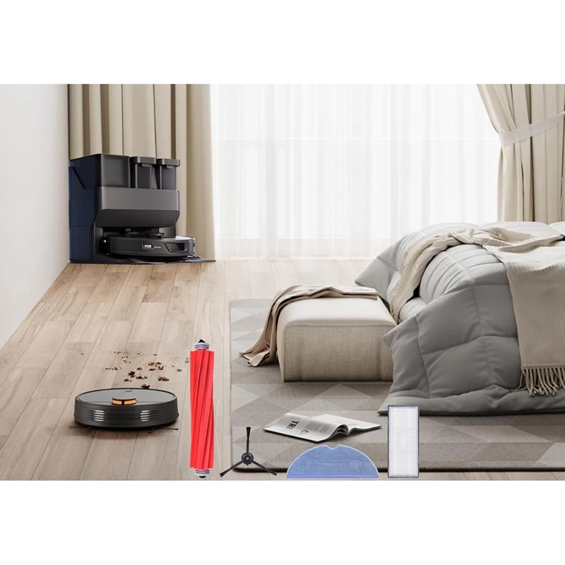 Для Roborock S7 S7+ MaxV Plus T7S T7 робот-пылесос Основная боковая щетка Hepa-фильтр Швабра