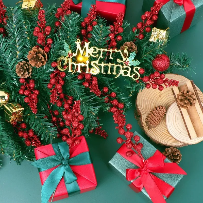 5 шт. искусственная пена красные раздвоенные ягоды украшение для дома комнаты