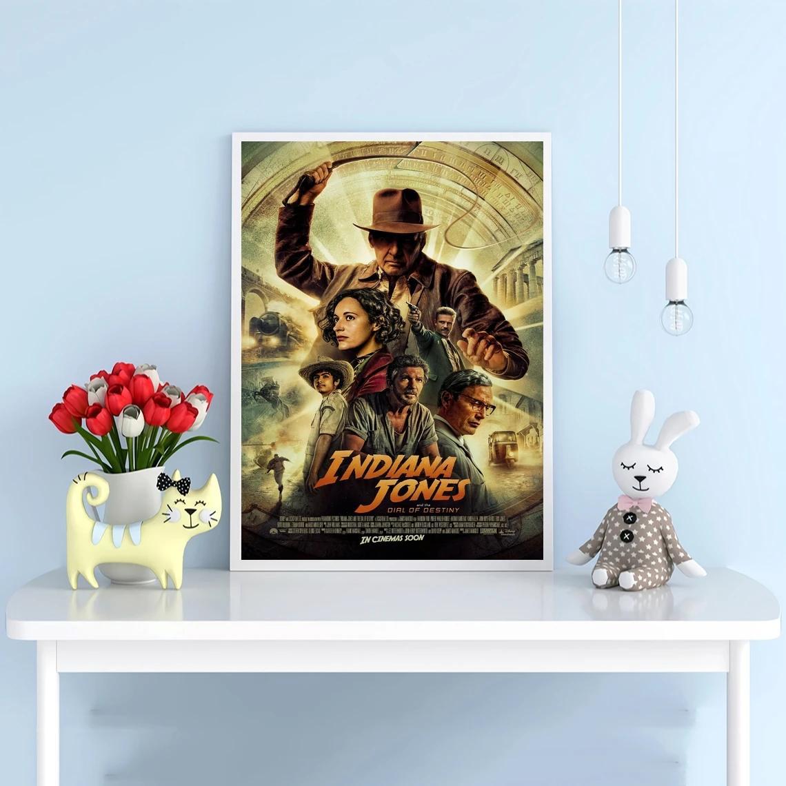 Индиана Джонс и циферблат судьбы постер фильма холст художественный принт