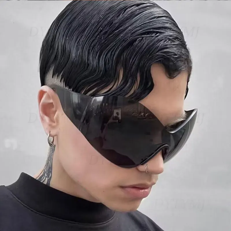 Женские и мужские безободковые солнцезащитные очки в стиле панк