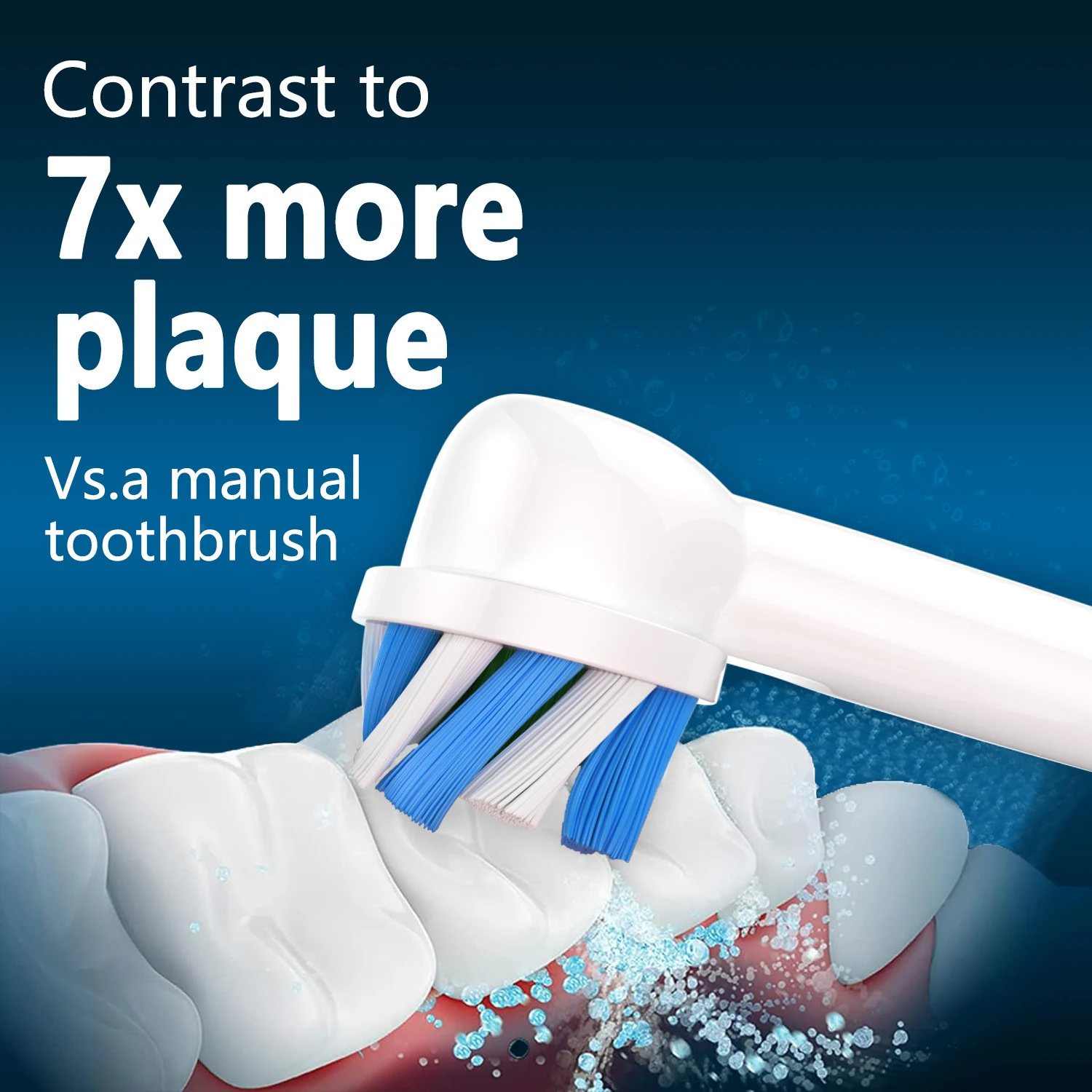 4 шт. сменные насадки для щетки Cross Action EB50 электрической зубной Oral B D12 D16 D100 3757 3709 pro3