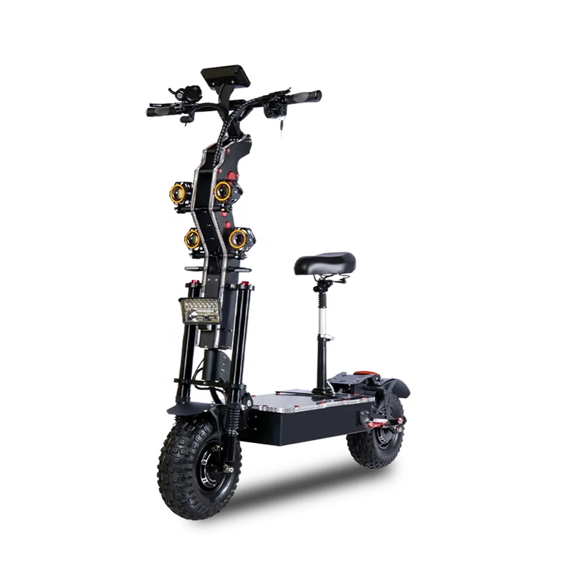 

Wholesale X14P Hall Brushless JL Tubeless Motor 60V/72V 8000W Dual Drive Foldable Off-Road 72v Electric Scooter with Two Wheels