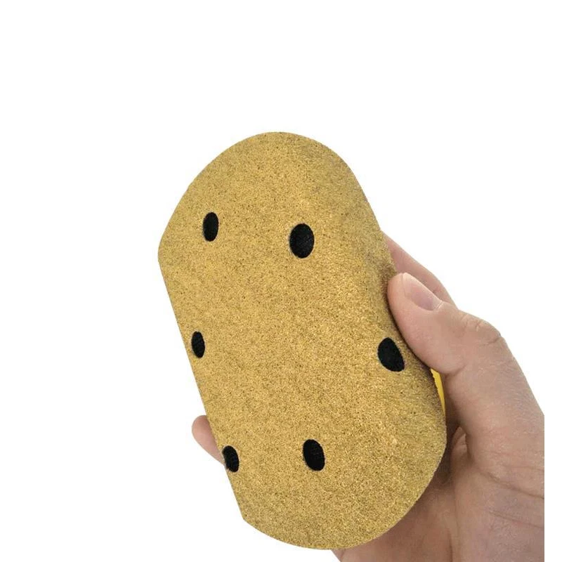 

5-6 Inch Hand Sanding Holder abrasive tools Polishing Sandpaper Hand Pad for Car Polisher Buffer Cleaning