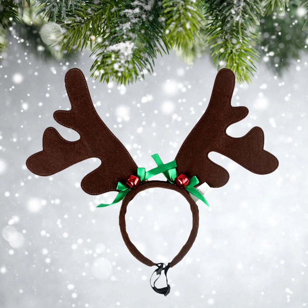 

1pcs Christmas Antler Decor Headband Headband for Cat Dog