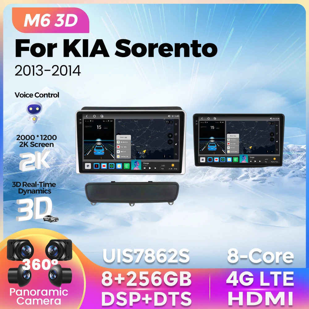 

FYT 7862S M6 Plus новейшая система Android автомобильный экран Raido для KIA Sorento 2013 2014 GPS беспроводной Carplay Авто DSP BT 4GL LTE Wifi