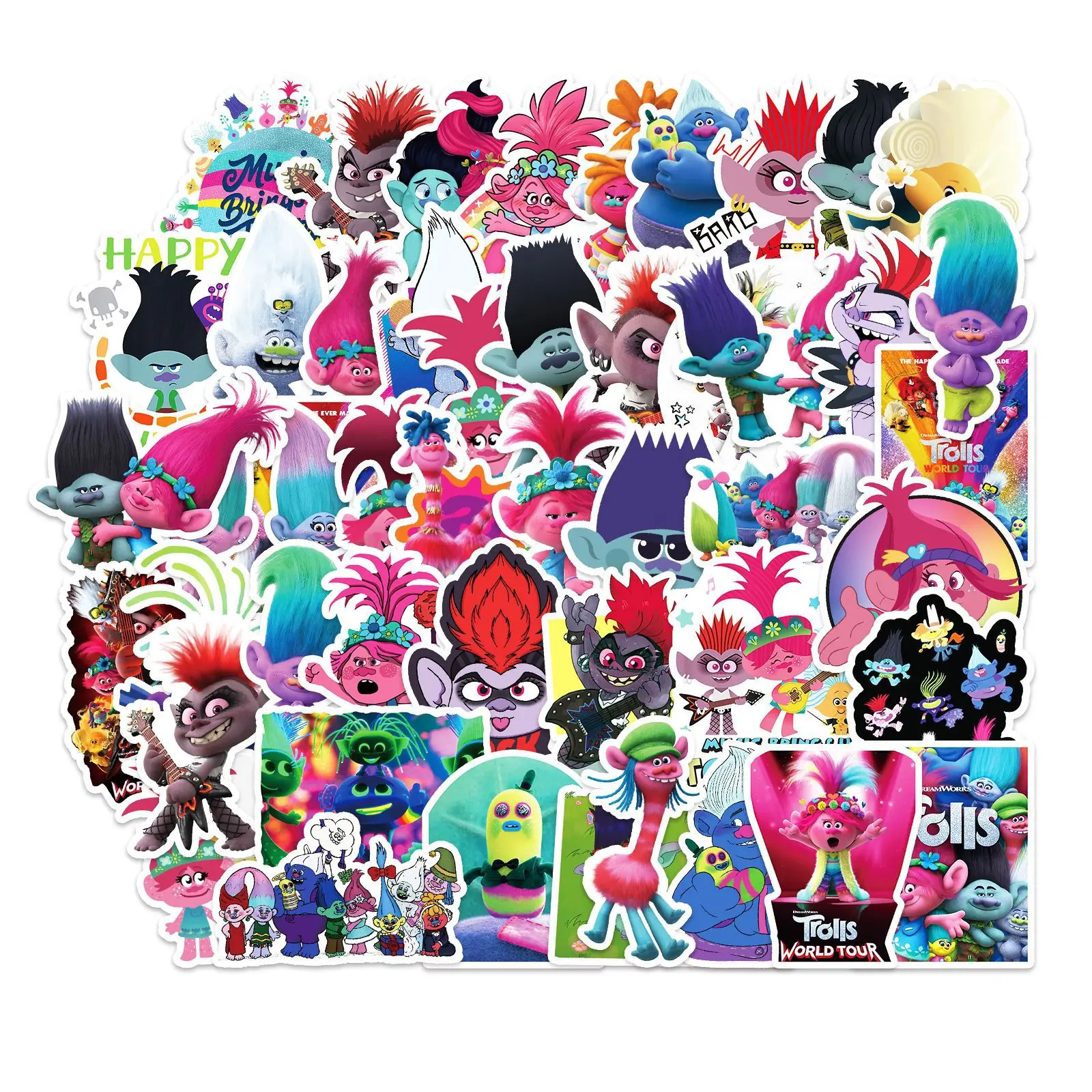 50 шт. водонепроницаемые наклейки для детей |