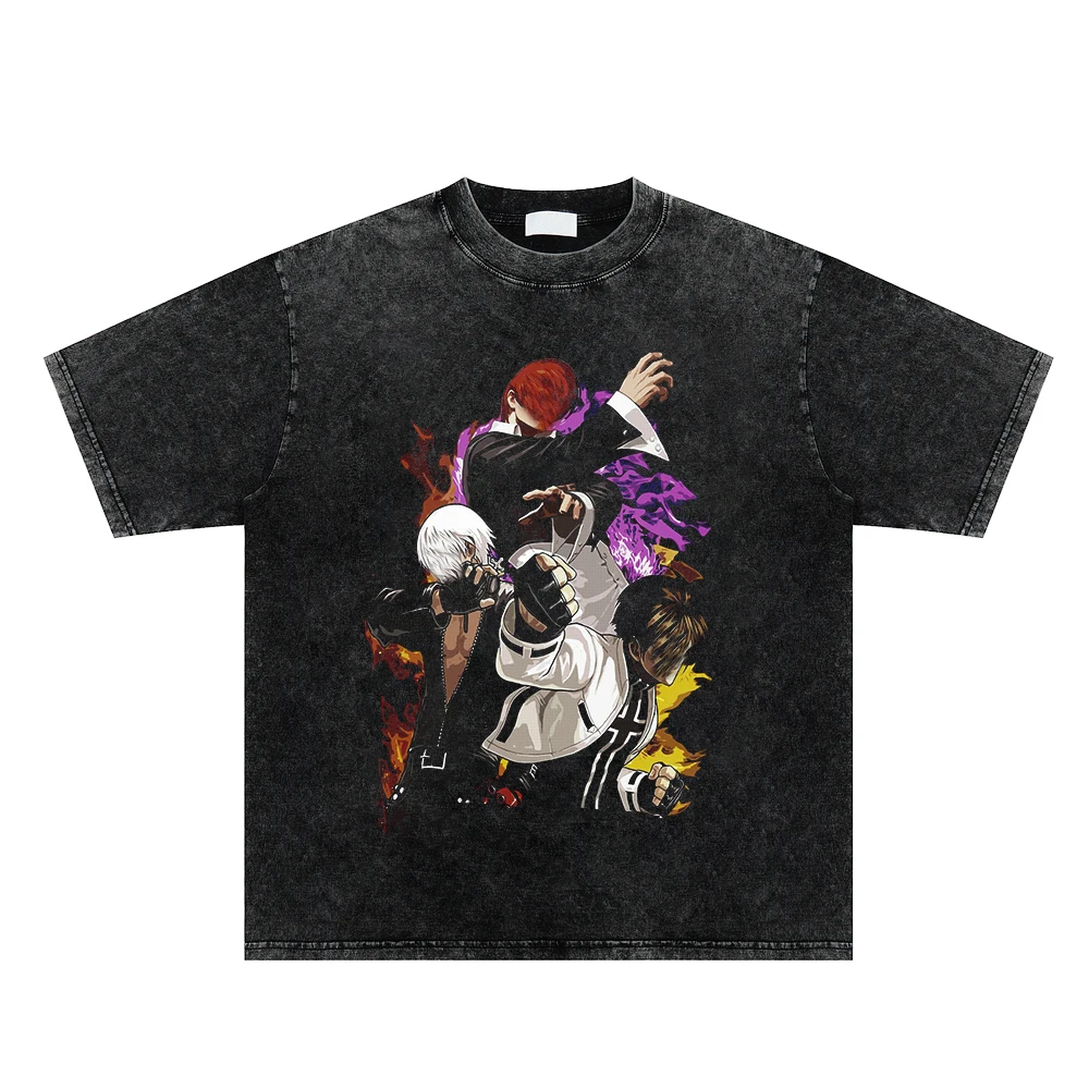 

2023 Y2k T-shirts Oversize Anime T Shirt for Men Streetwear Harajuku Cotton Tshirt Vintage Fashion Summer Short Sleeve Tops Tees