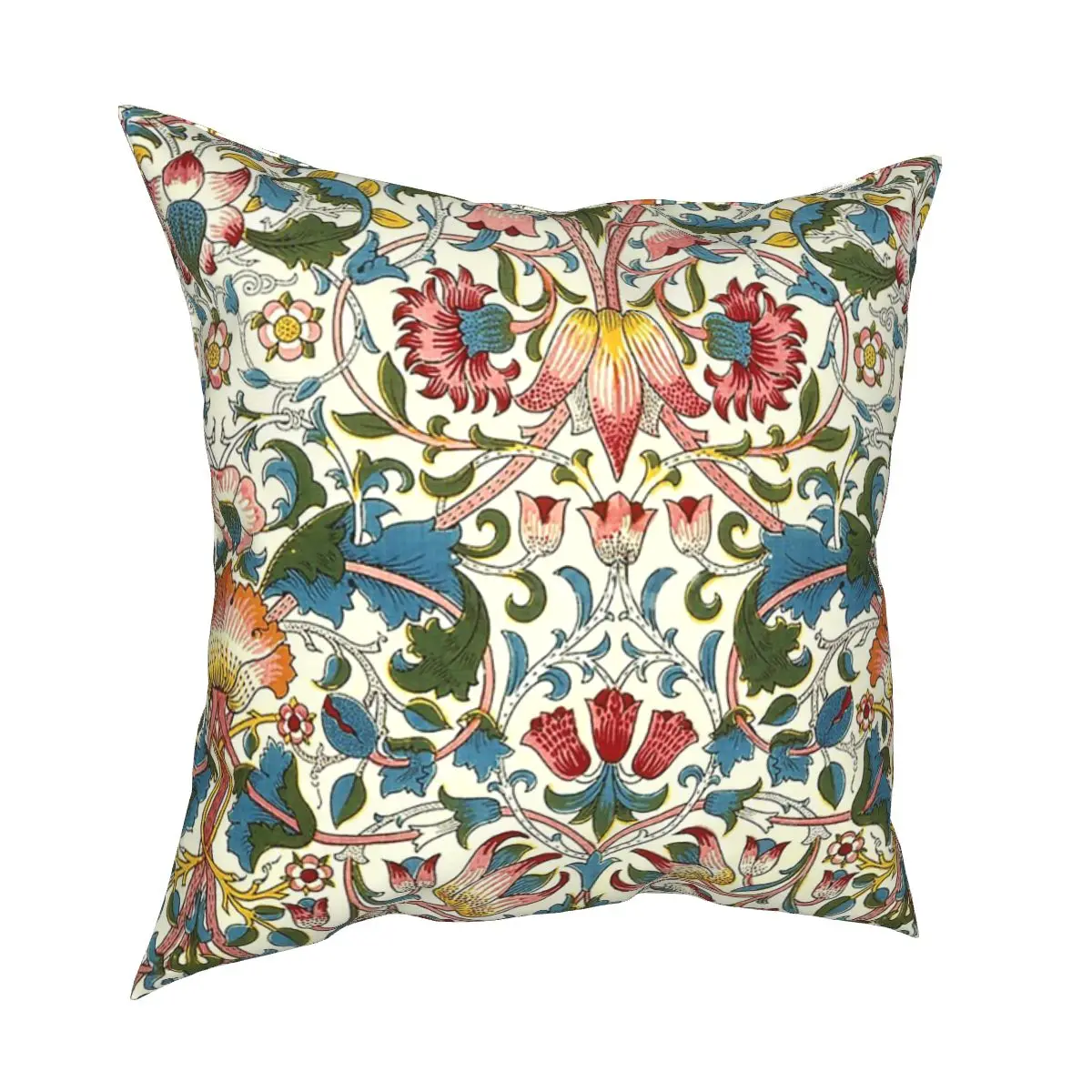 

William Morris Lodden vintage pattern floral Soft Cushion Cover Gift Pillow Case Cover for Seat Double-sided Printed